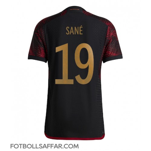 Tyskland Leroy Sane #19 Bortatröja VM 2022 Kortärmad